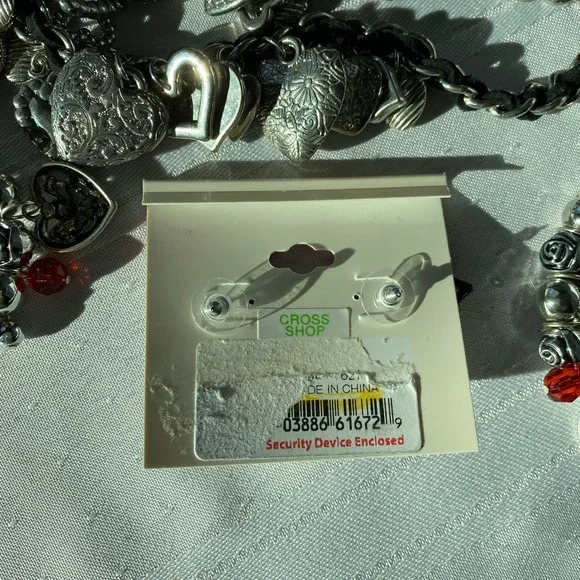 Heart-shaped Silver-tone Jewelry Lot - Picture 10 of 12